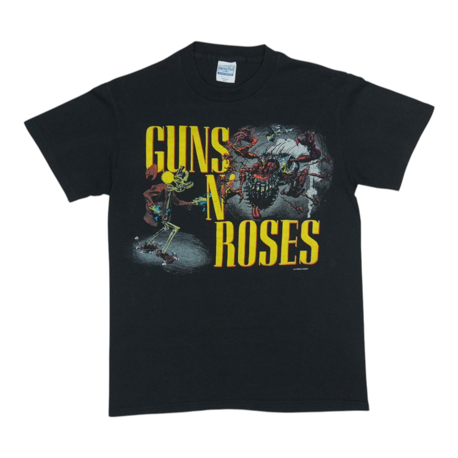 Vintage 1987 Guns N Roses Tour Shirt Appetite For Destruction Graphic: Vintage 1987 Guns N Roses Tour Shirt Appetite For Destruction Graphic This is an original vintage 1987 Guns N' Roses Appetite For Destruction tour shirt. Featuring front and back graphics, this authen