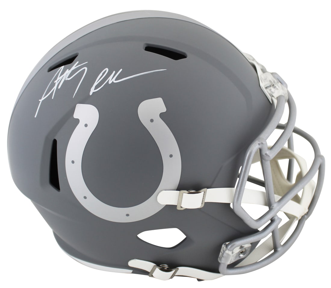Anthony Richardson Signed Indianapolis Colts Slate Full Size Helmet with Fanatics Hologram (1 of 3)