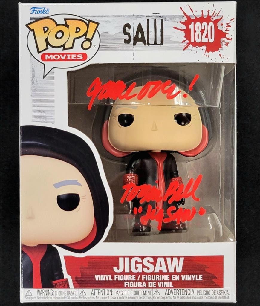 Tobin Bell Signed Jigsaw Funko Pop 1820 Saw Beckett Authenticated (1 of 6)