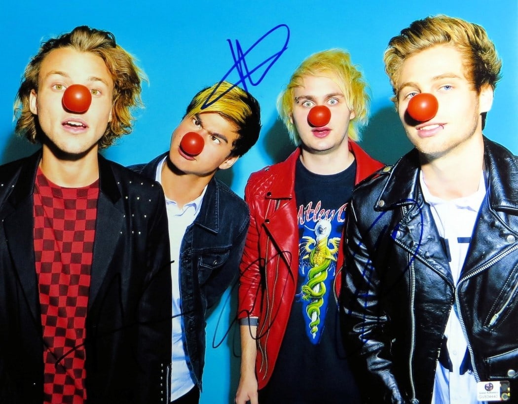 5 Seconds of Summer Signed 11x14 Photo GAI Authenticated (1 of 2)