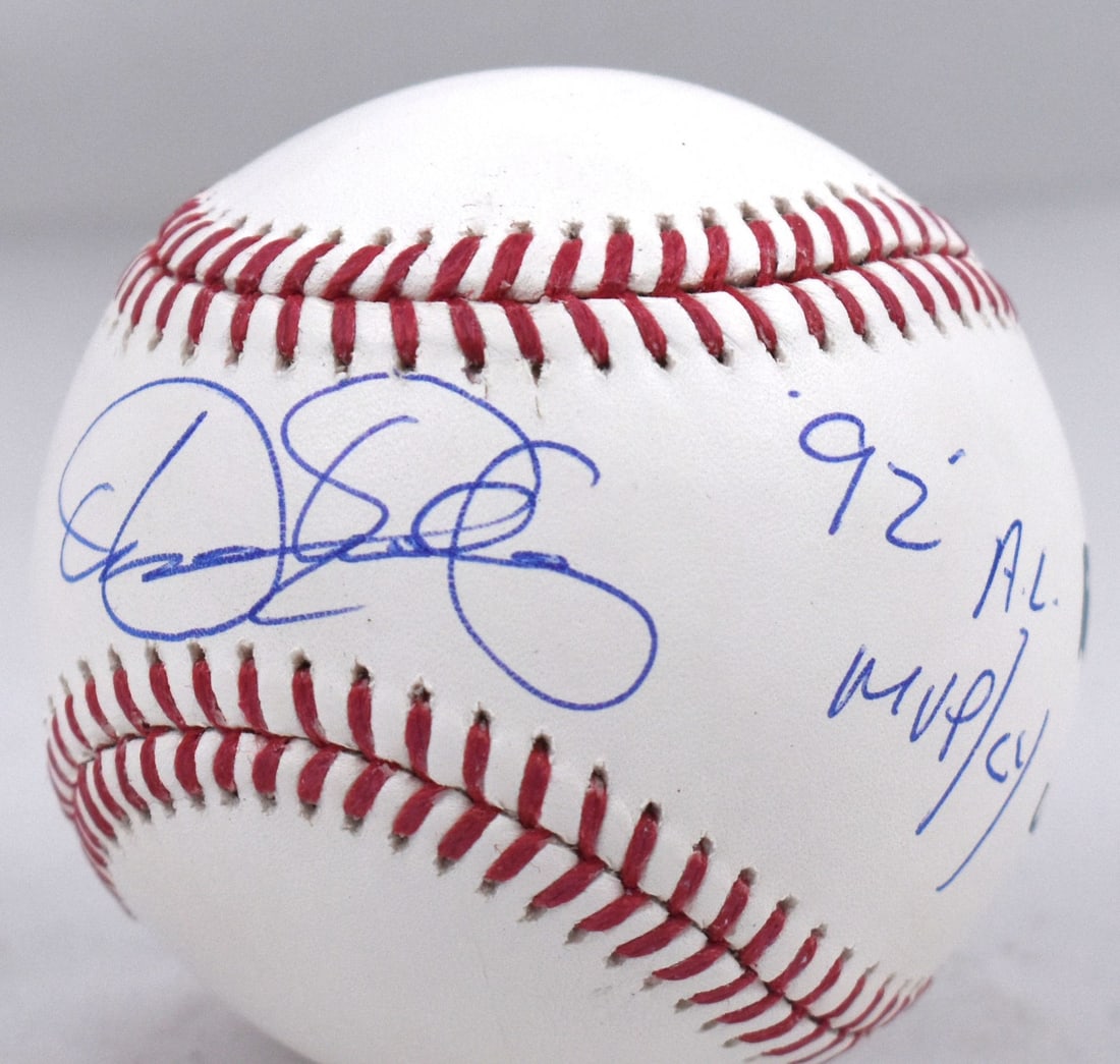 Dennis Eckersley Signed Rawlings OML Baseball 92 MVP CY Beckett Auth (1 of 3)