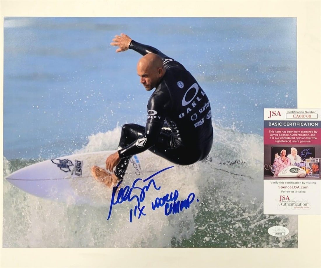 Kelly Slater Signed 11x14 Photo 11x World Champion JSA Authenticated (1 of 3)
