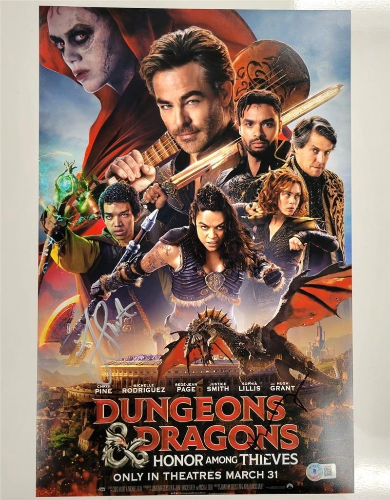 Signed 11x17 Dungeons Dragons Photo by Sophia Lillis Beckett Authenticated (1 of 4)