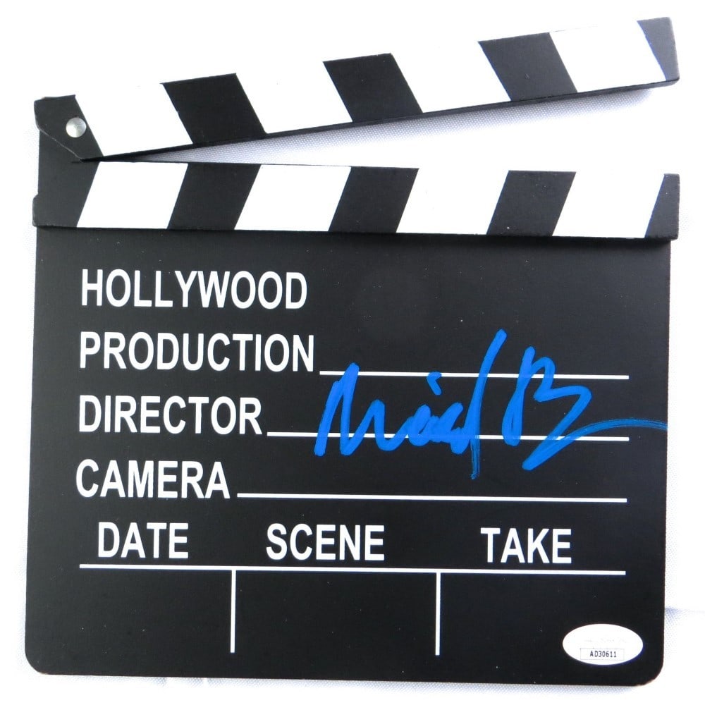 Michael Bay Autographed Mini Movie Clapper Transformers JSA Certified (1 of 3)