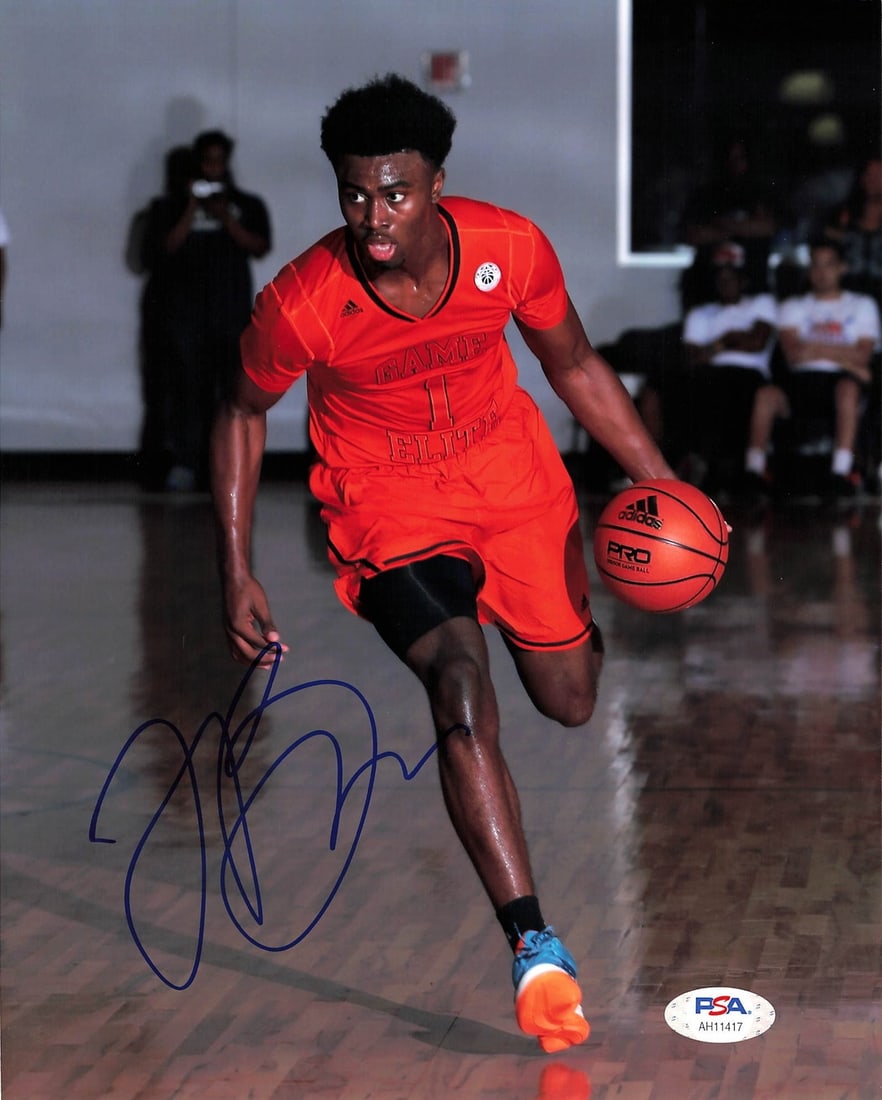 Jaylen Brown Autographed 8x10 Photo PSA/DNA Boston Celtics Cal Bears: Jaylen Brown Autographed 8x10 Photo PSA/DNA Boston Celtics Cal Bears This is an original 8x10 photograph of Jaylen Brown, featuring his autograph. Jaylen Brown has made a mark in basketball, playing f