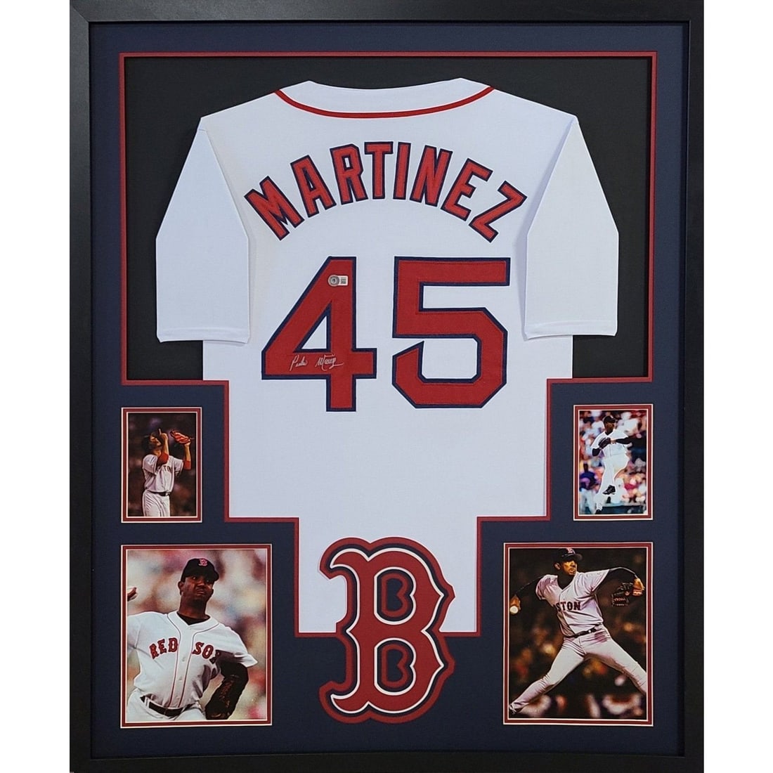 Pedro Martinez Signed Boston Red Sox Jersey Framed Beckett Authenticated (1 of 2)