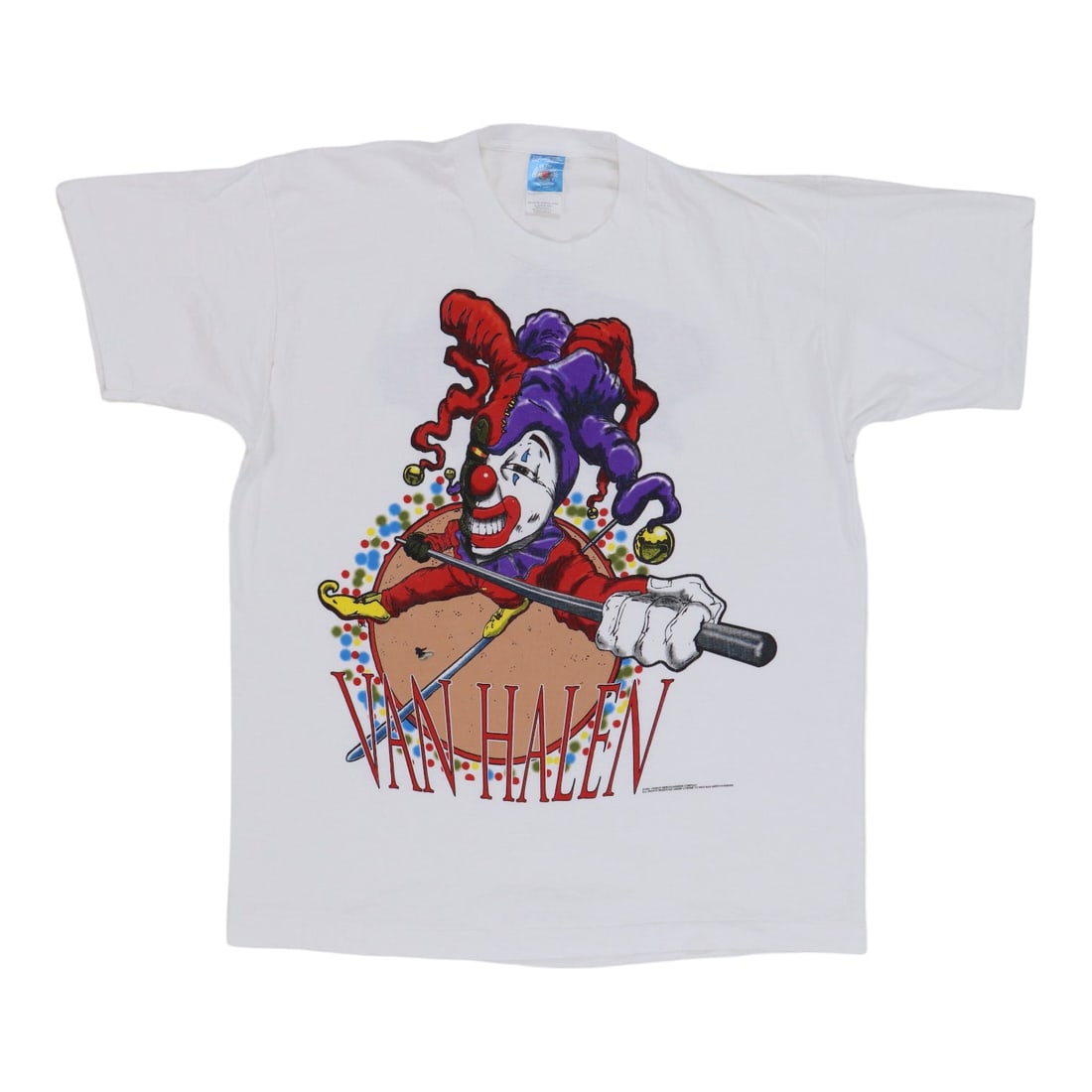 Vintage 1995 Van Halen Balance Concert T Shirt White Extra Large: Vintage 1995 Van Halen Balance Concert T Shirt White Extra Large This is an original vintage 1995 Van Halen Balance Tour shirt featuring graphics on both the front and back. Made from 100% cotton, the