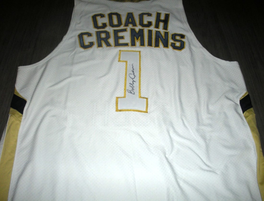 Bobby Cremins Signed Georgia Tech Russell Jersey with COA: Bobby Cremins Signed Georgia Tech Russell Jersey with COA Showcase your support for Georgia Tech with this officially licensed Russell jersey, signed by Bobby Cremins. This original jersey is a must-h