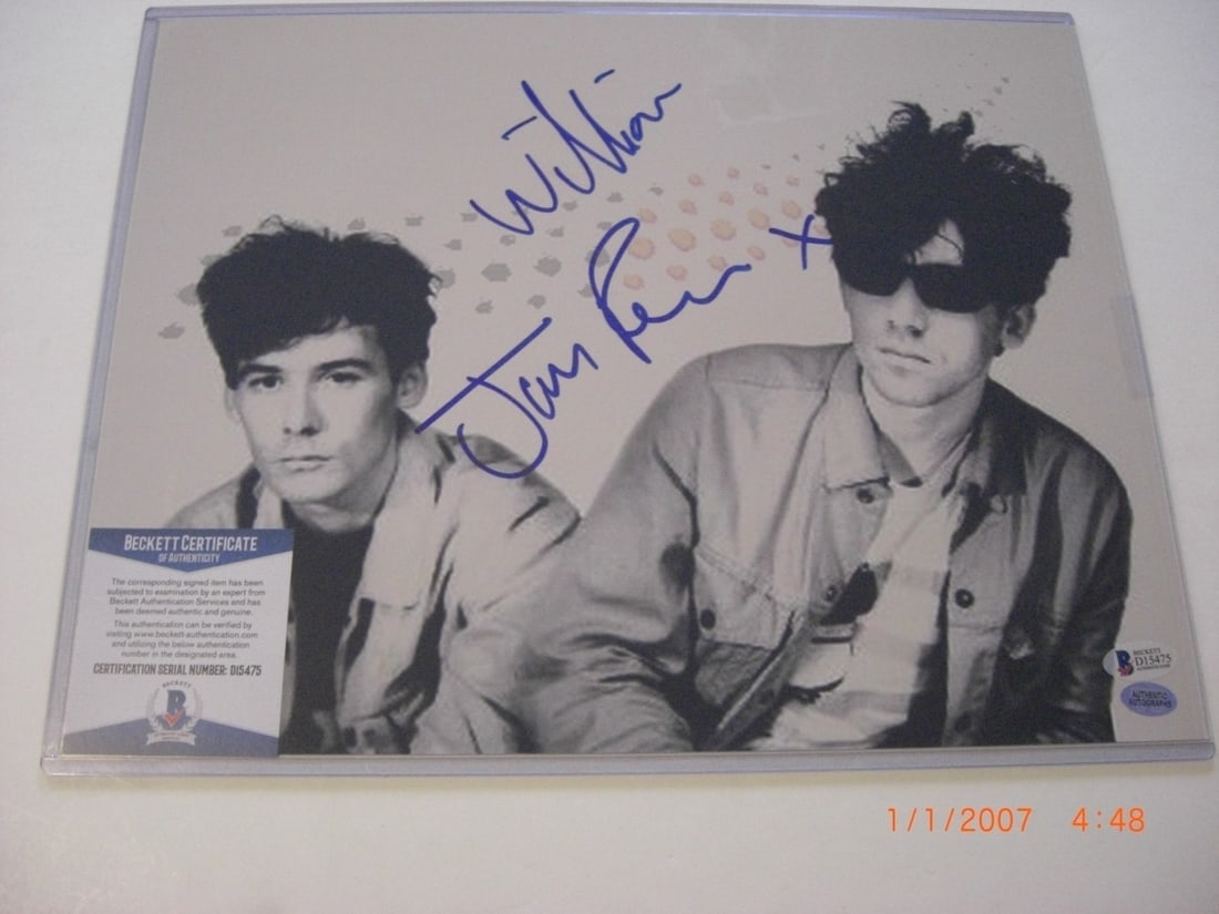 Jesus and Mary Chain Signed 11x14 Photo with COA by Reid (1 of 1)