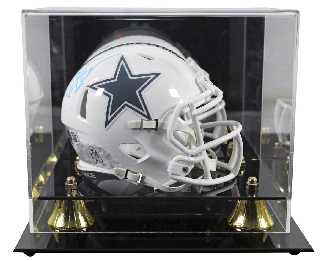 Deion Sanders Signed Dallas Cowboys Mini Helmet with BAS Authentication (1 of 3)