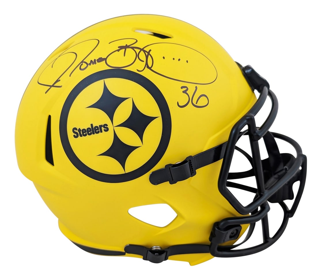 Pittsburgh Steelers Jerome Bettis Signed Full Size Speed Helmet BAS Authenticated (1 of 3)