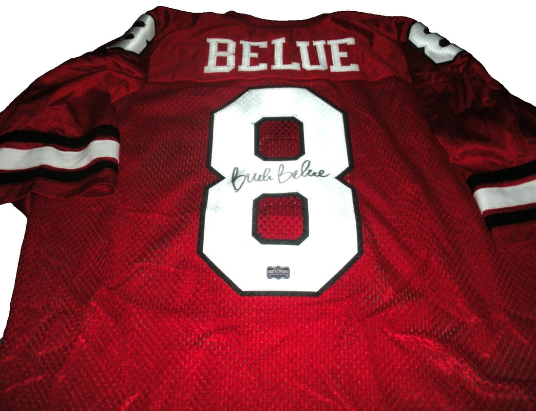 Buck Belue Signed Georgia Bulldogs Wilson Jersey with COA (1 of 2)