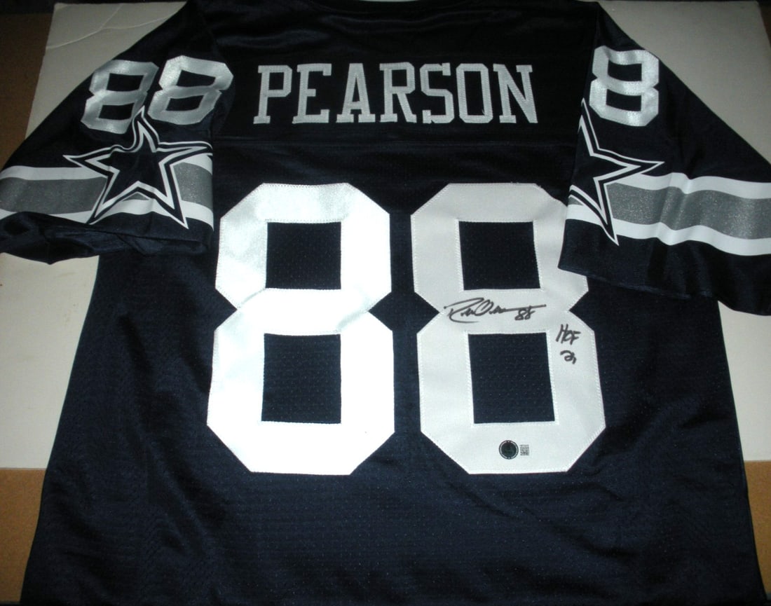 Drew Pearson Dallas Cowboys Signed Proline Jersey with Beckett COA (1 of 2)