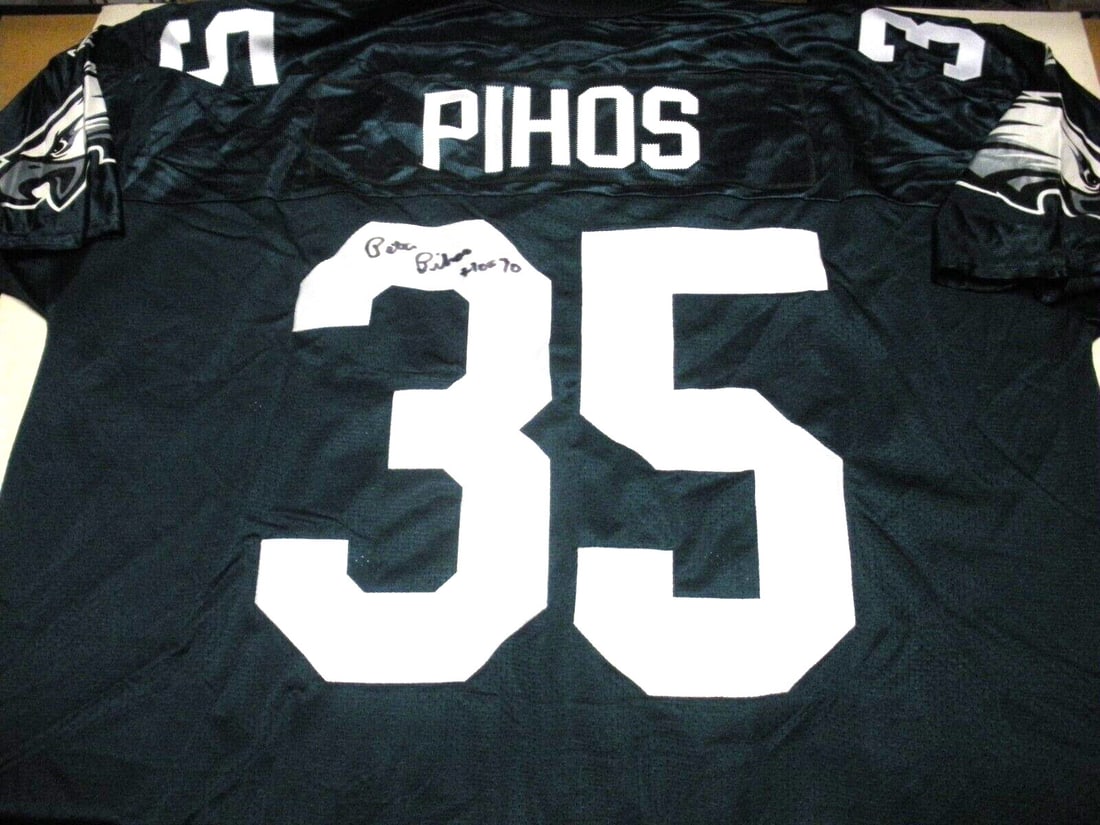 Pete Pihos Philadelphia Eagles Signed Jersey with COA (1 of 2)
