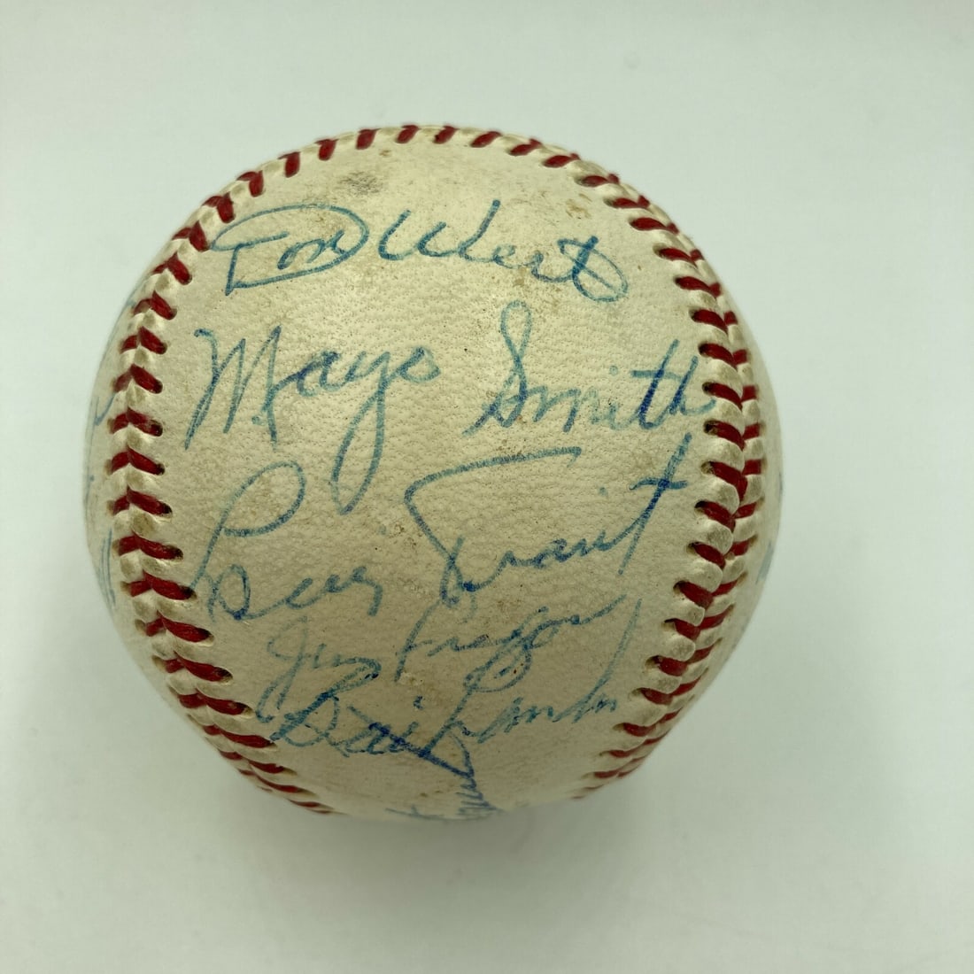 1968 All Star Game Team Signed Baseball Carl Yastrzemski JSA Certified (1 of 9)