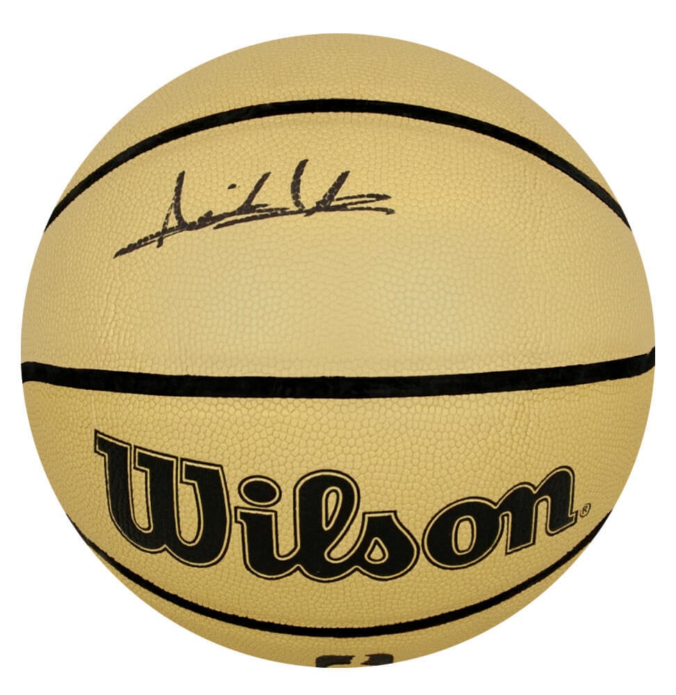Isiah Thomas Signed Wilson Gold NBA Basketball with JSA COA: Isiah Thomas Signed Wilson Gold NBA Basketball with JSA COA This Isiah Thomas signed Wilson gold full-size NBA basketball is a must-have for any basketball enthusiast. Featuring the legendary player w