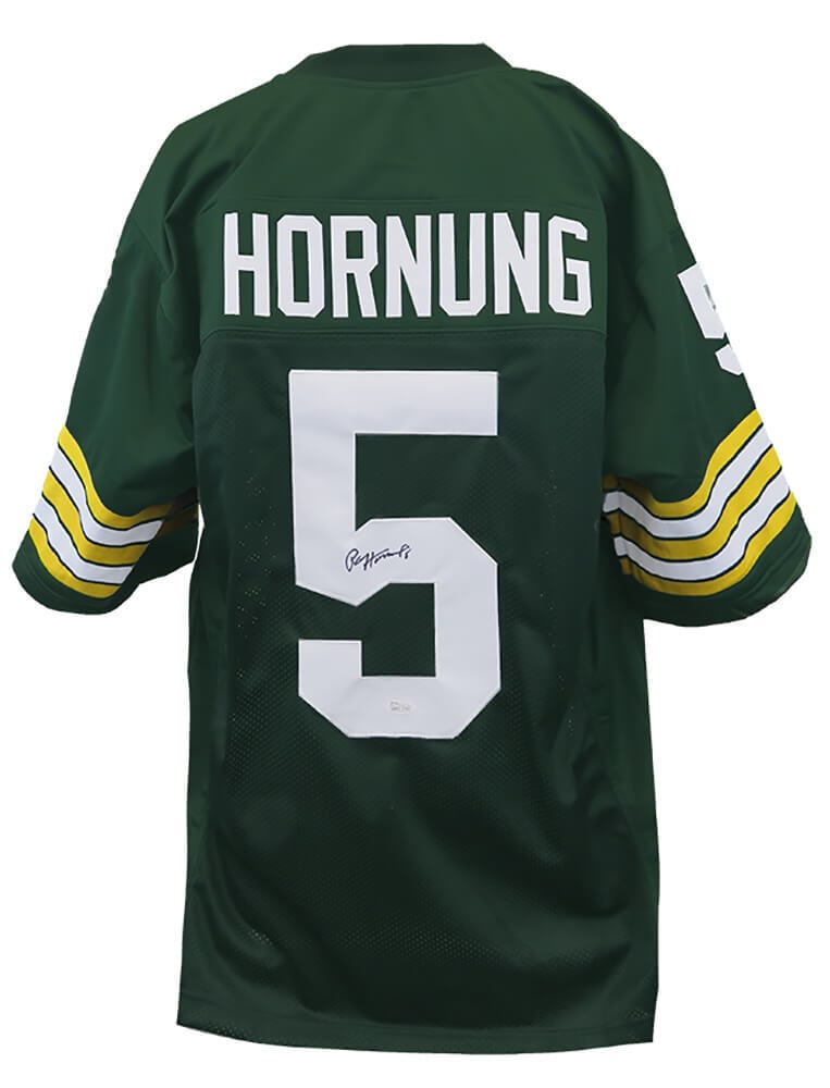 Paul Hornung Signed Green Bay Packers Throwback Jersey JSA COA (1 of 3)