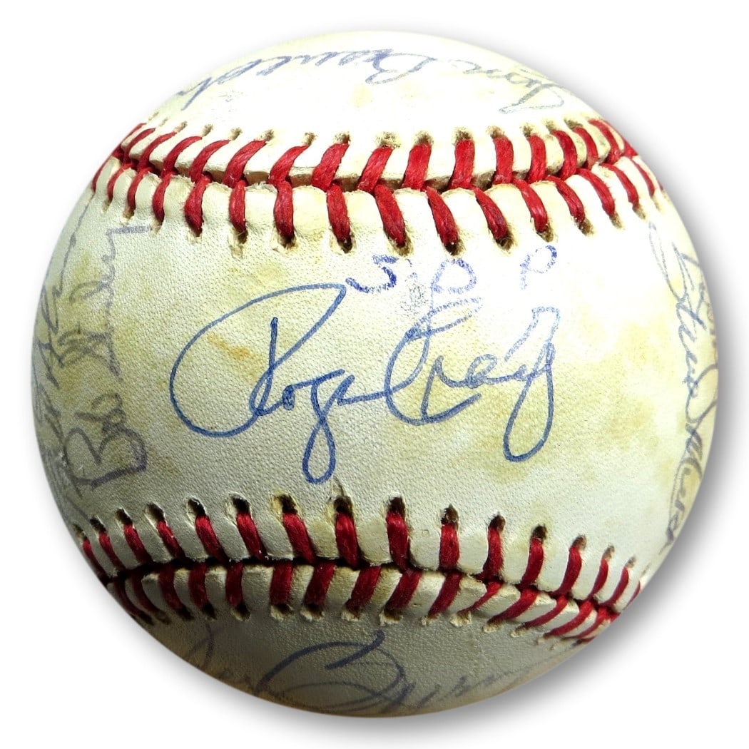 1978 San Diego Padres Team Signed Baseball 25 Autographs JSA (1 of 7)