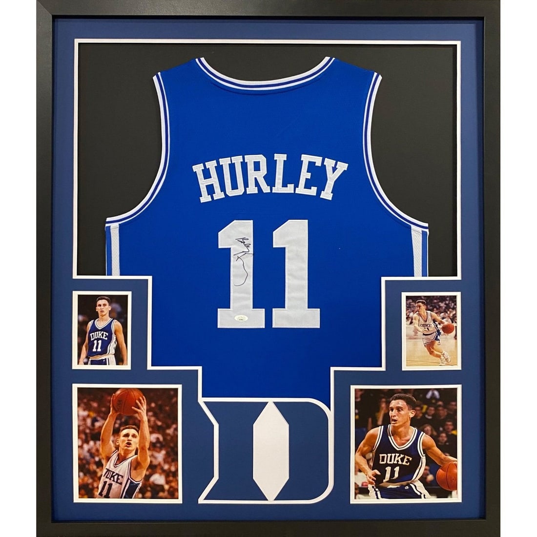 Bobby Hurley Signed Framed Jersey JSA Authenticated Duke Blue Devils (1 of 2)