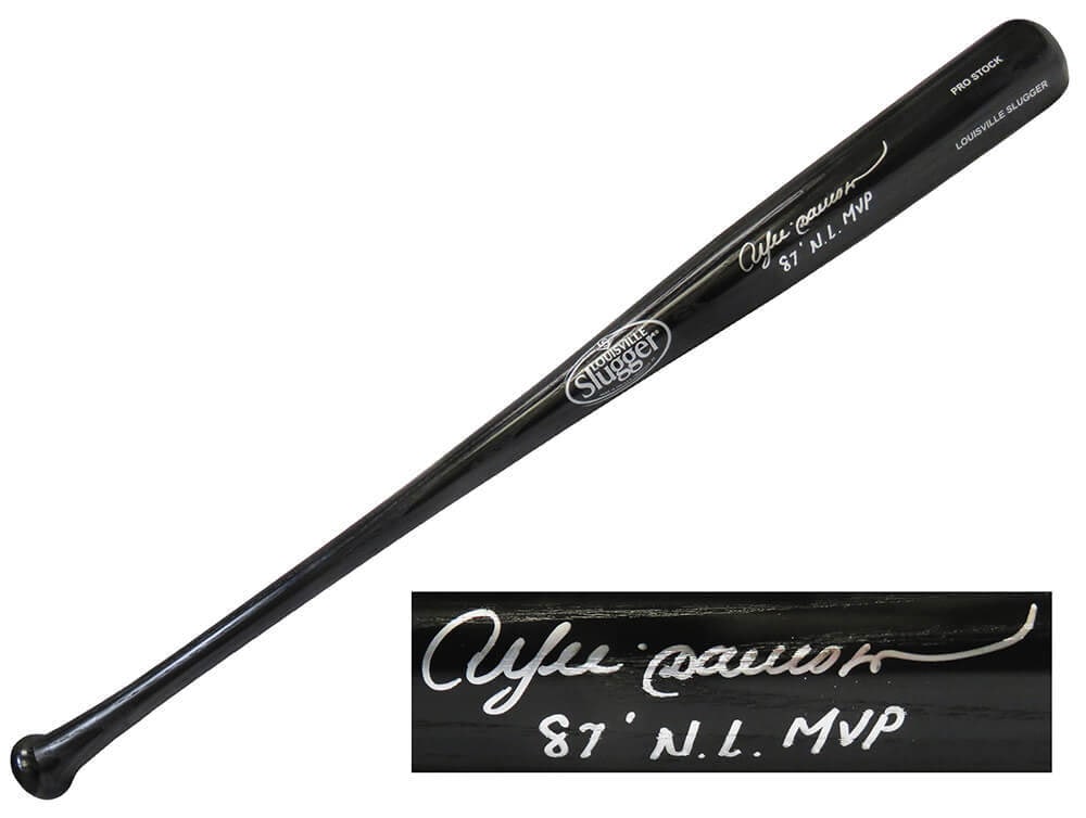 Andre Dawson Signed Cubs Louisville Slugger Bat with 87 NL MVP Inscription (1 of 1)