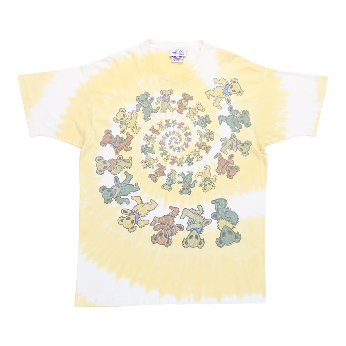 Lost Colors 1996 Spiral Alien Bears Grateful Dead Vintage Color Change Tee: Lost Colors 1996 Spiral Alien Bears Grateful Dead Vintage Color Change Tee This is an original vintage 1996 Grateful Dead Spiral Alien Bears Color Change Shirt from the "Lost Colors" collection by Pat