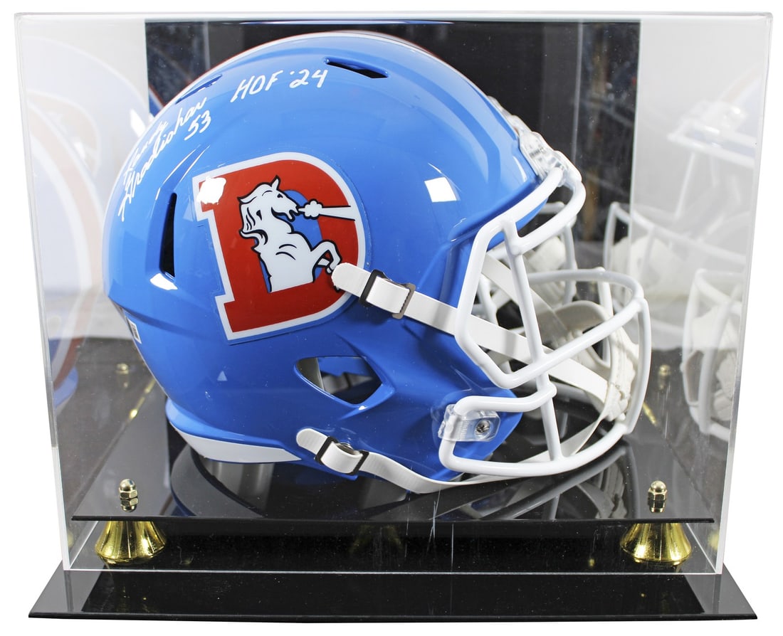 Randy Gradishar Signed Full Size Speed Helmet HOF 24 Denver Broncos BAS (1 of 4)