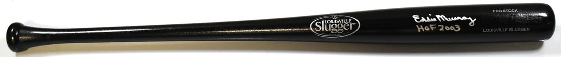 Eddie Murray Autographed Louisville Slugger Baseball Bat Beckett Holo (1 of 2)