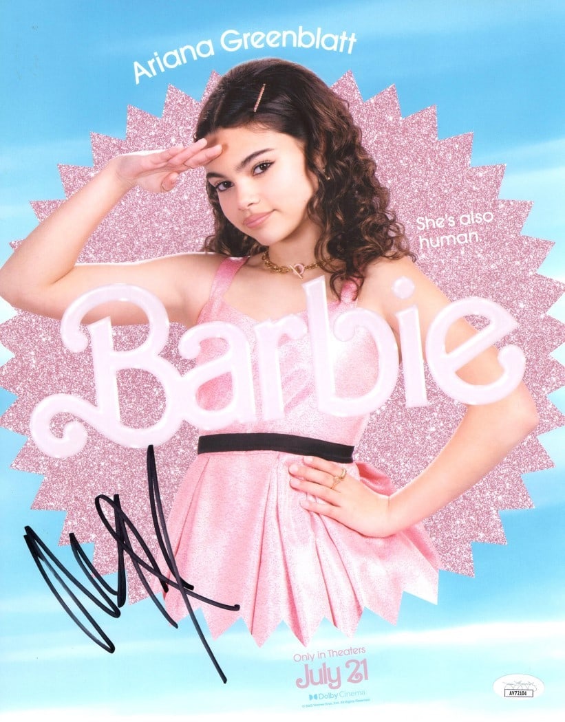 Ariana Greenblatt Signed 11x14 Photo Autographed JSA Certified: Ariana Greenblatt Signed 11x14 Photo Autographed JSA Certified This stunning 11X14 photograph features Ariana Greenblatt, authentically signed and certified by James Spence Authentication (JSA). The p