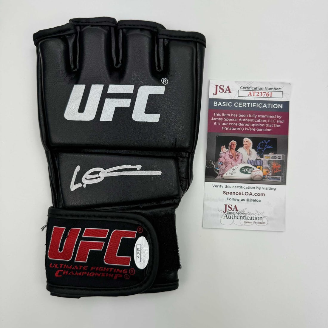 Autographed Leon Edwards UFC Glove with JSA Certification (1 of 1)