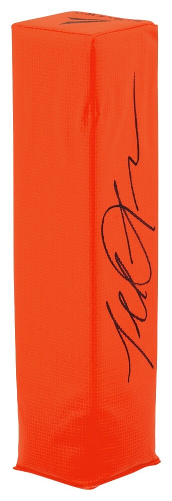 Terrell Suggs Signed Orange Endzone Football Pylon COA: Terrell Suggs Signed Orange Endzone Football Pylon COA Terrell Suggs Signed Orange Endzone Football Pylon COA Own a piece of NFL history with this Terrell Suggs signed orange endzone football pylon. T