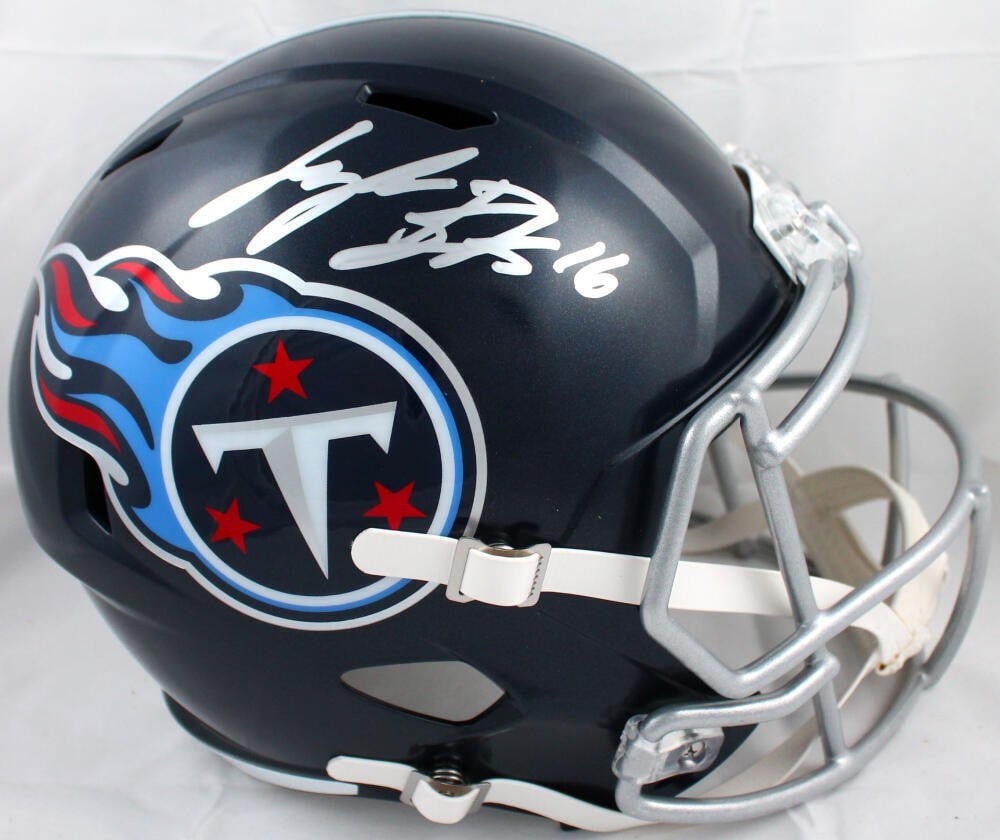 Treylon Burks Signed Tennessee Titans Full Size Helmet Beckett Authenticated (1 of 10)