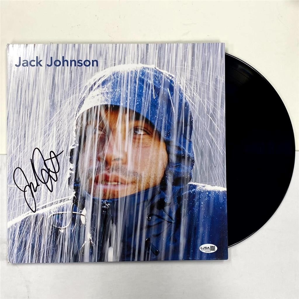 Brushfire Fairytales LP vinyl signed by Jack Johnson with JSA authentication (1 of 6)