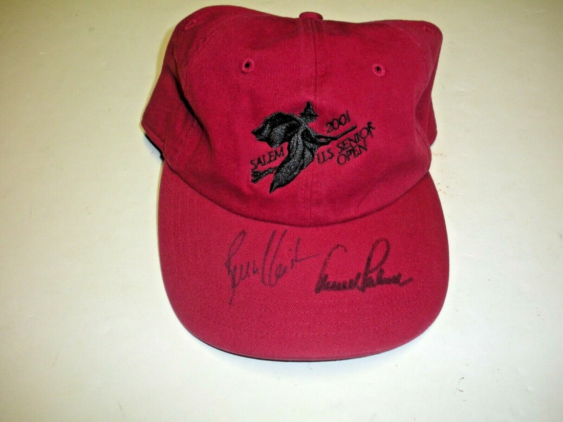 Arnold Palmer Signed Golf Hat 2001 Seniors US Open with COA (1 of 1)