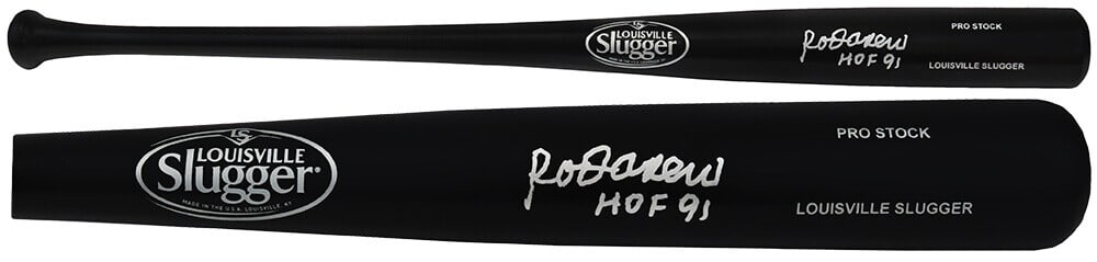 Rod Carew Signed Louisville Slugger Black Bat HOF 91 Authentic (1 of 1)
