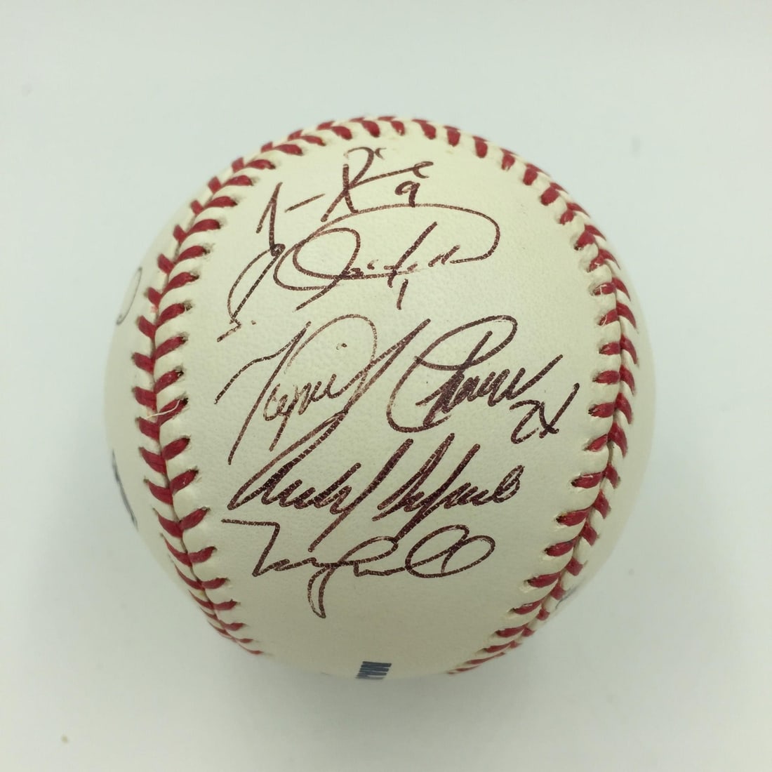 2005 Florida Marlins Team Signed Baseball Miguel Cabrera Josh Beckett PSA DNA COA (1 of 7)