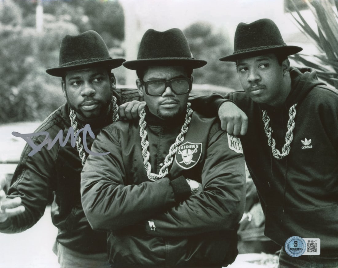 Darryl McDaniels Run DMC Signed 8x10 Photo Beckett Authenticated (1 of 1)