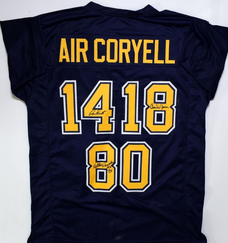 Dan Fouts Kellen Winslow Charlie Joiner Signed Jersey Beckett Authenticated (1 of 12)