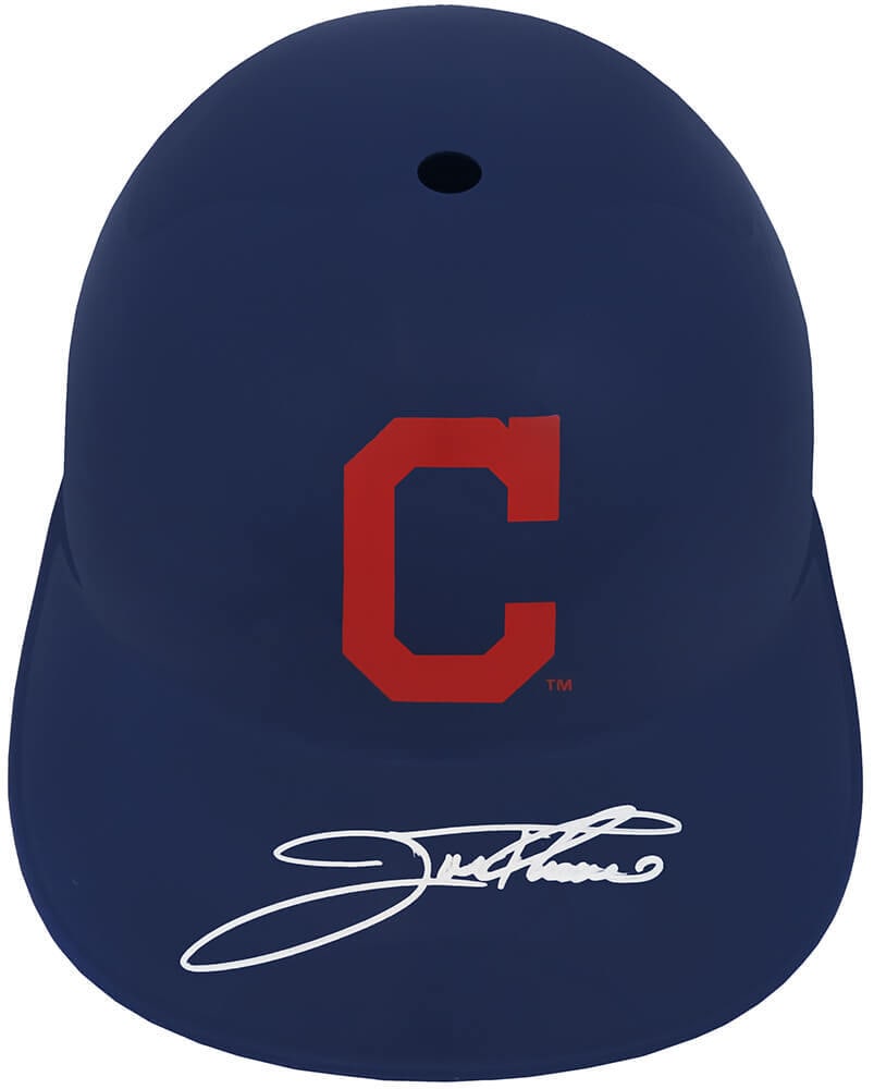 Jim Thome Autographed Cleveland Indians Replica Batting Helmet with COA (1 of 1)