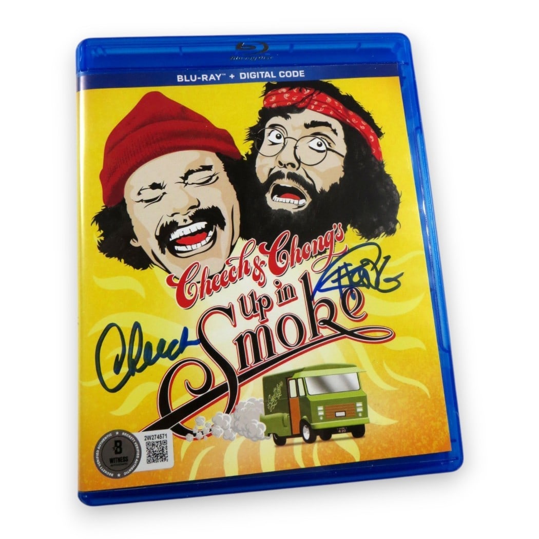 Cheech Marin Tommy Chong Signed Up in Smoke Blu-Ray Cover Disc Beckett Authenticated (1 of 3)