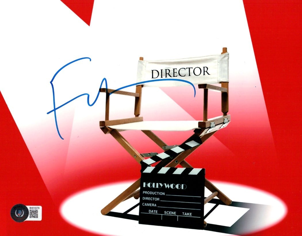 Francis Ford Coppola Signed 8X10 Photo Godfather Beckett Authenticated: Francis Ford Coppola Signed 8X10 Photo Godfather Beckett Authenticated This is an original 8X10 photograph signed by renowned director Francis Ford Coppola, famous for his work on 'The Godfather'. The