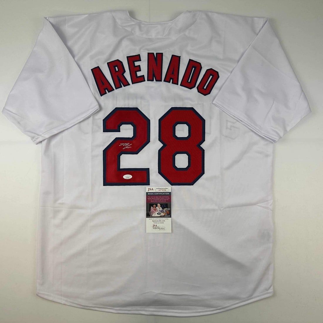 Nolan Arenado Autographed St. Louis Cardinals Jersey JSA COA (1 of 4)