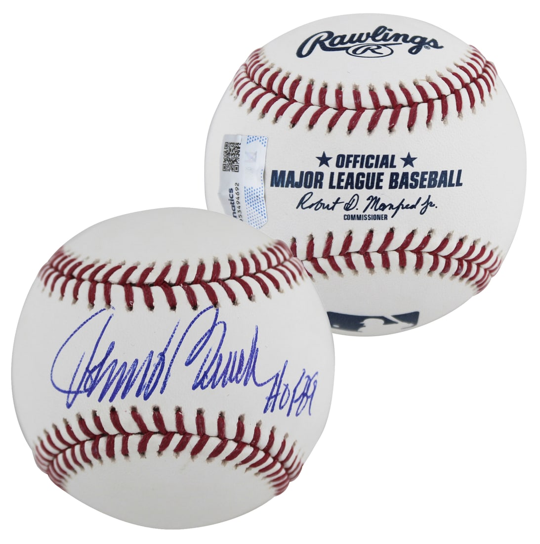 Johnny Bench Signed Oml Baseball HOF 89 Cincinnati Reds Fanatics Authenticated (1 of 4)