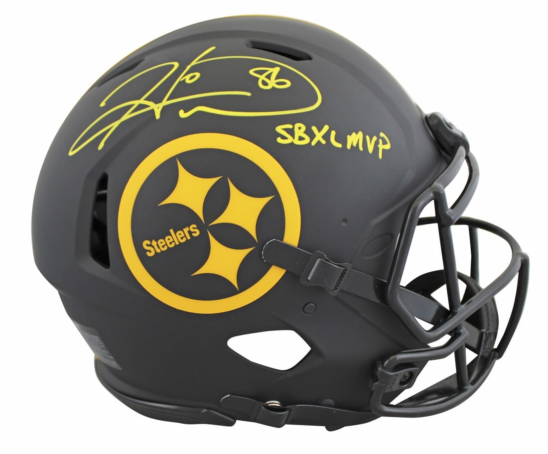 Hines Ward Signed Eclipse F/S Speed Helmet SB XL MVP BAS Authenticated (1 of 3)