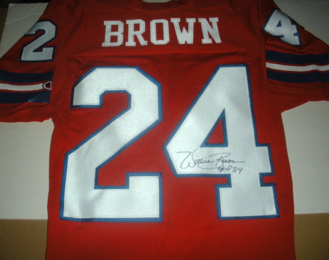 Willie Brown Signed Denver Broncos Jersey with COA (1 of 2)