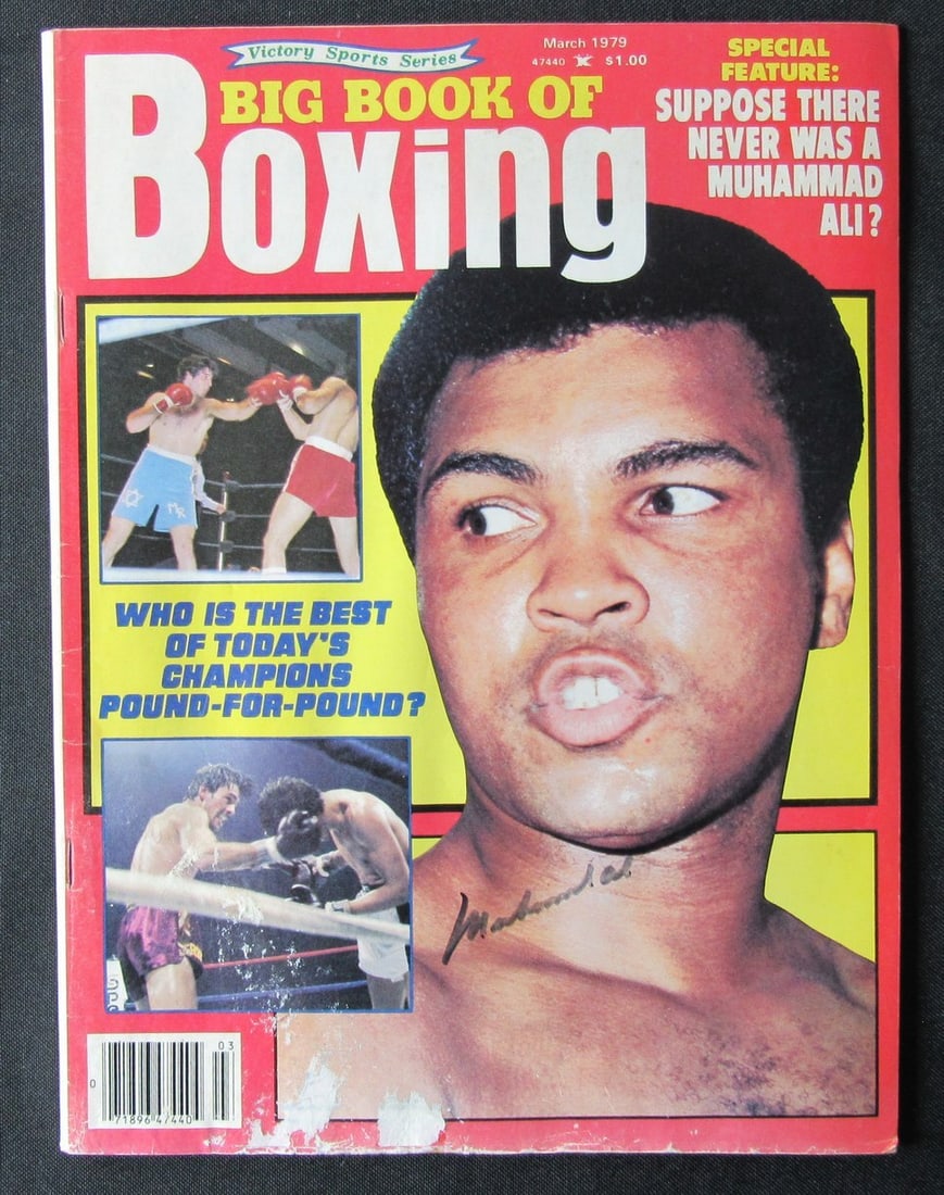 Muhammad Ali Autographed March 1979 Boxing Magazine BAS Beckett Authenticated (1 of 4)
