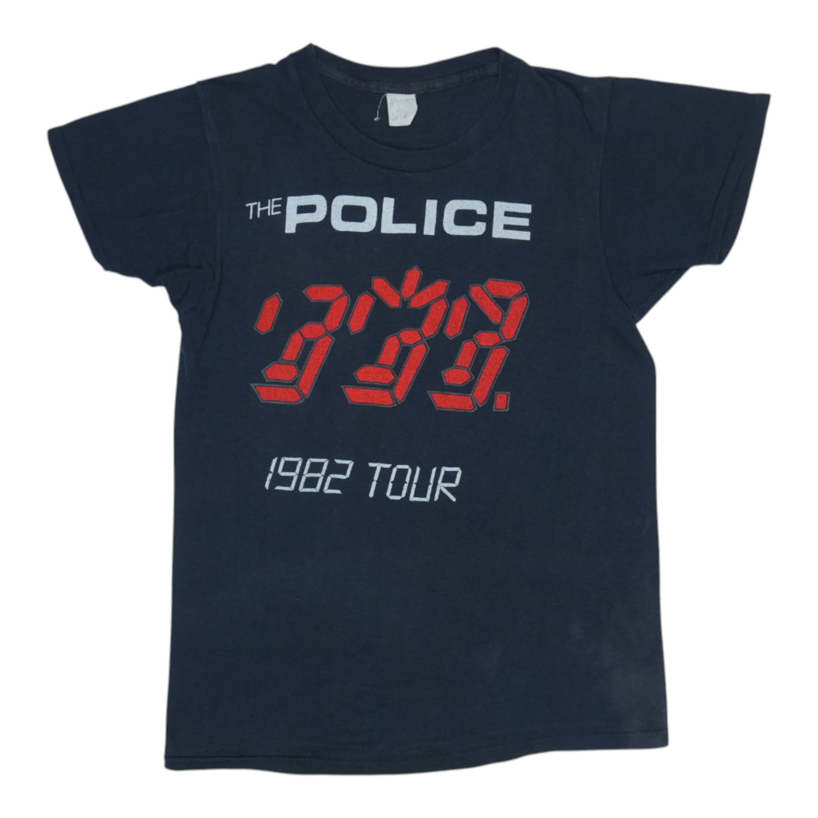 Vintage 1982 Ghost In The Machine Tour T Shirt by The Police: Vintage 1982 Ghost In The Machine Tour T Shirt by The Police This is an original vintage 1982 The Police Ghost In The Machine Tour Shirt featuring front and back graphics. The shirt is made from 100%