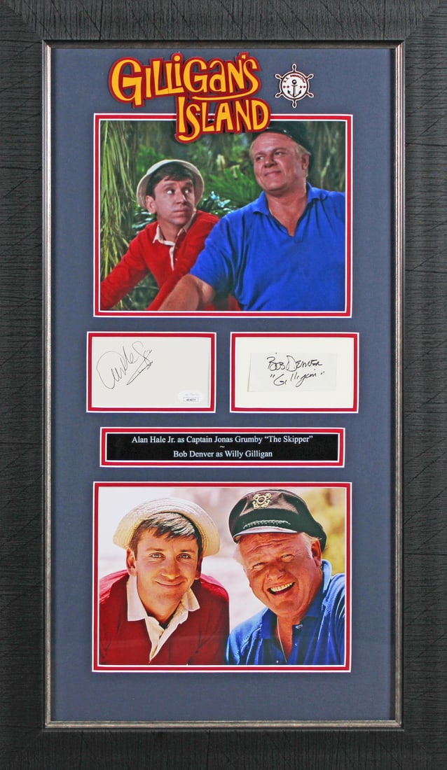 Gilligan's Island Signed Framed Photo by Bob Denver & Alan Hale Jr. COA Beckett (1 of 4)