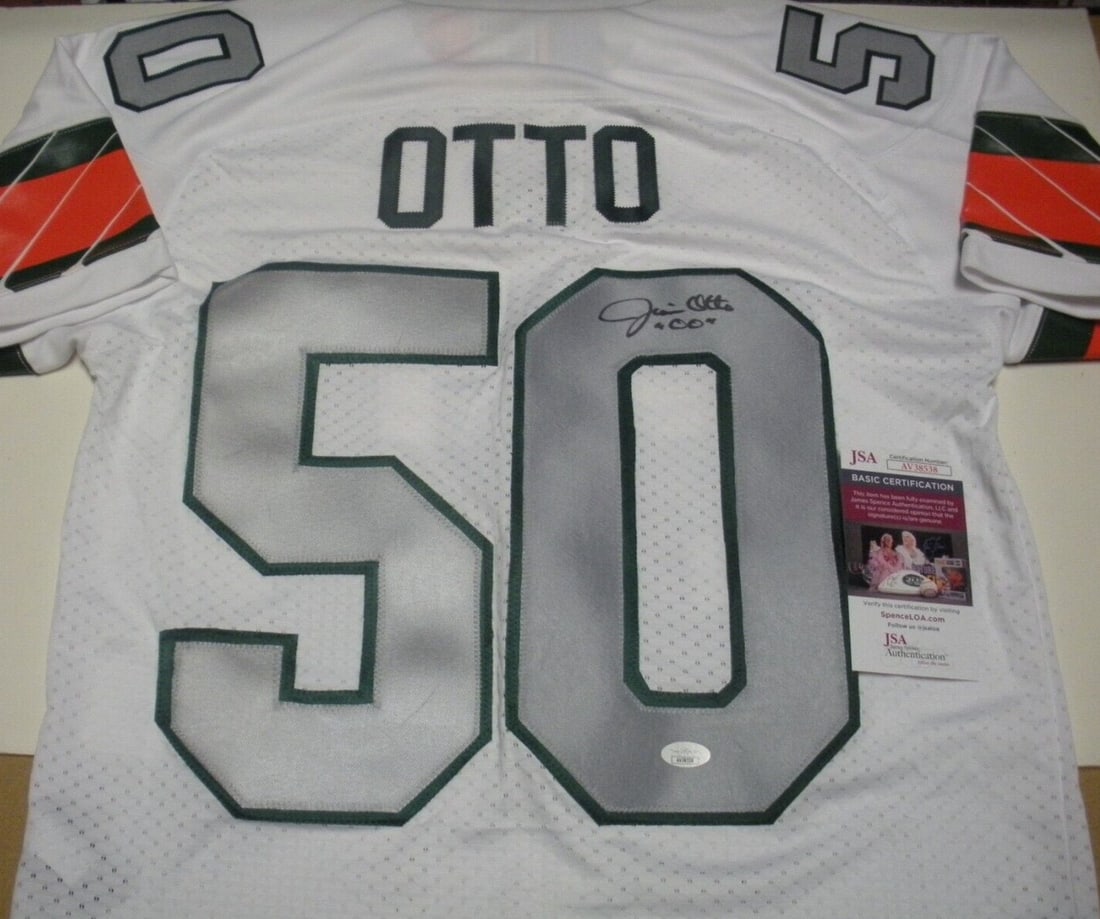 JAMES LOFTON SIGNED ADIDAS RAIDERS HURRICANES JERSEY JSA COA: JAMES LOFTON SIGNED ADIDAS RAIDERS HURRICANES JERSEY JSA COA This officially licensed Adidas jersey is a must-have for fans of both the Raiders and the Miami Hurricanes. Signed by NFL player Jim Otto,