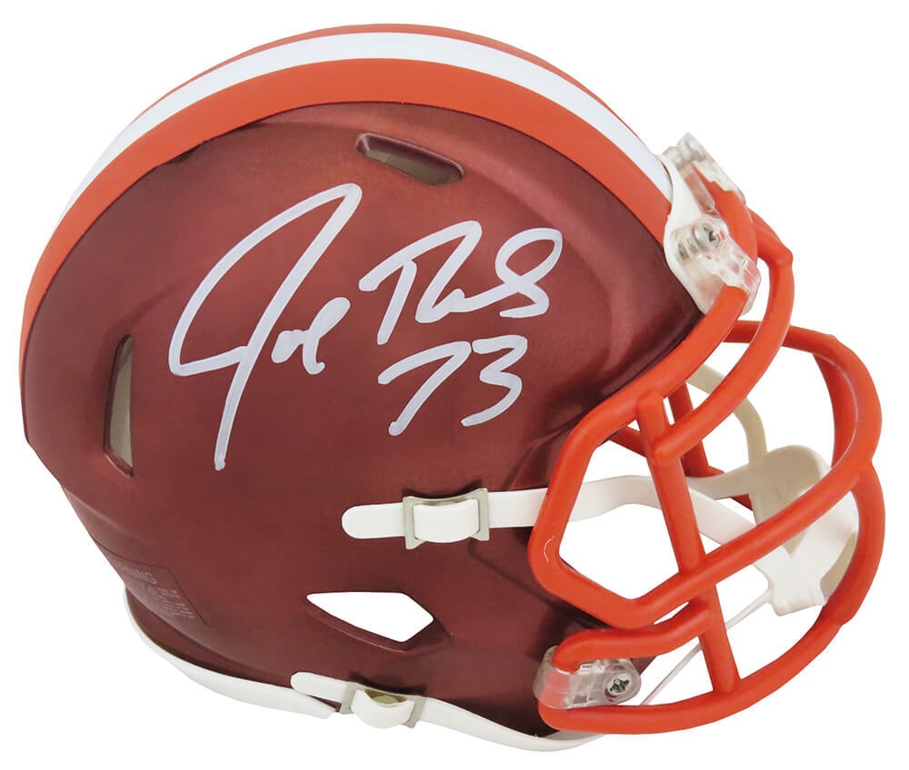 Joe Thomas Autographed Cleveland Browns Riddell Mini Helmet with COA (1 of 1)