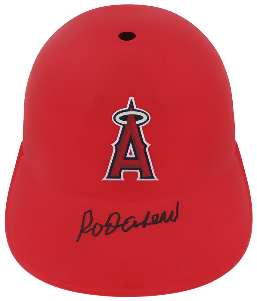 Rod Carew Signed Los Angeles Angels Helmet with COA (1 of 1)